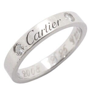 CARTIER Silver Diamond Ring